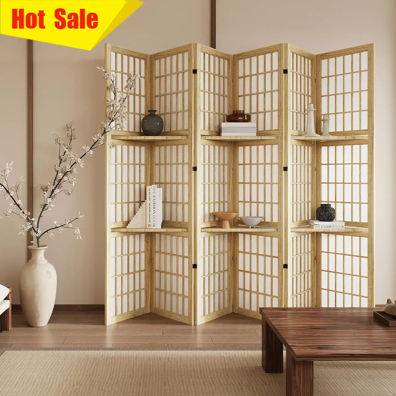 Shoji Screen Divider - Складная перегородка для комнаты в стиле