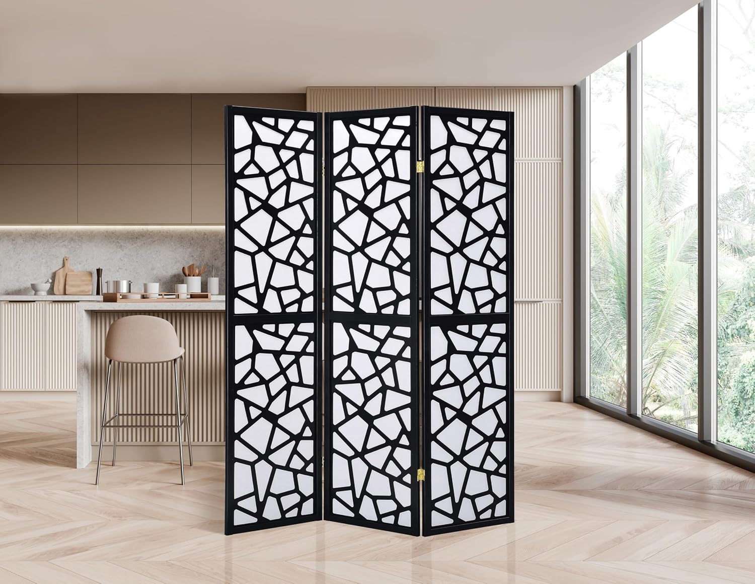 Shoji Screen Divider - Трехпанельный разделитель для комнаты в японском