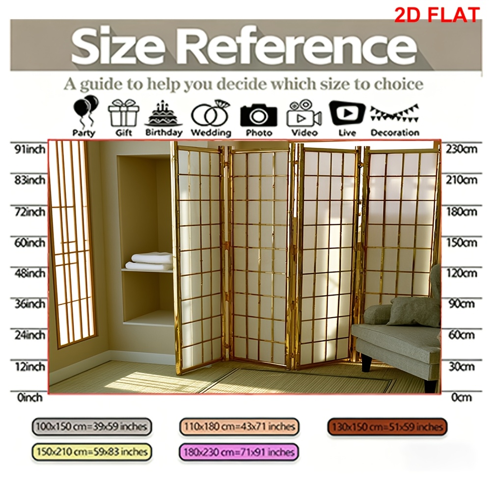 Декоративная японская ширма-пе – обзор и цена Shoji Screen Divider