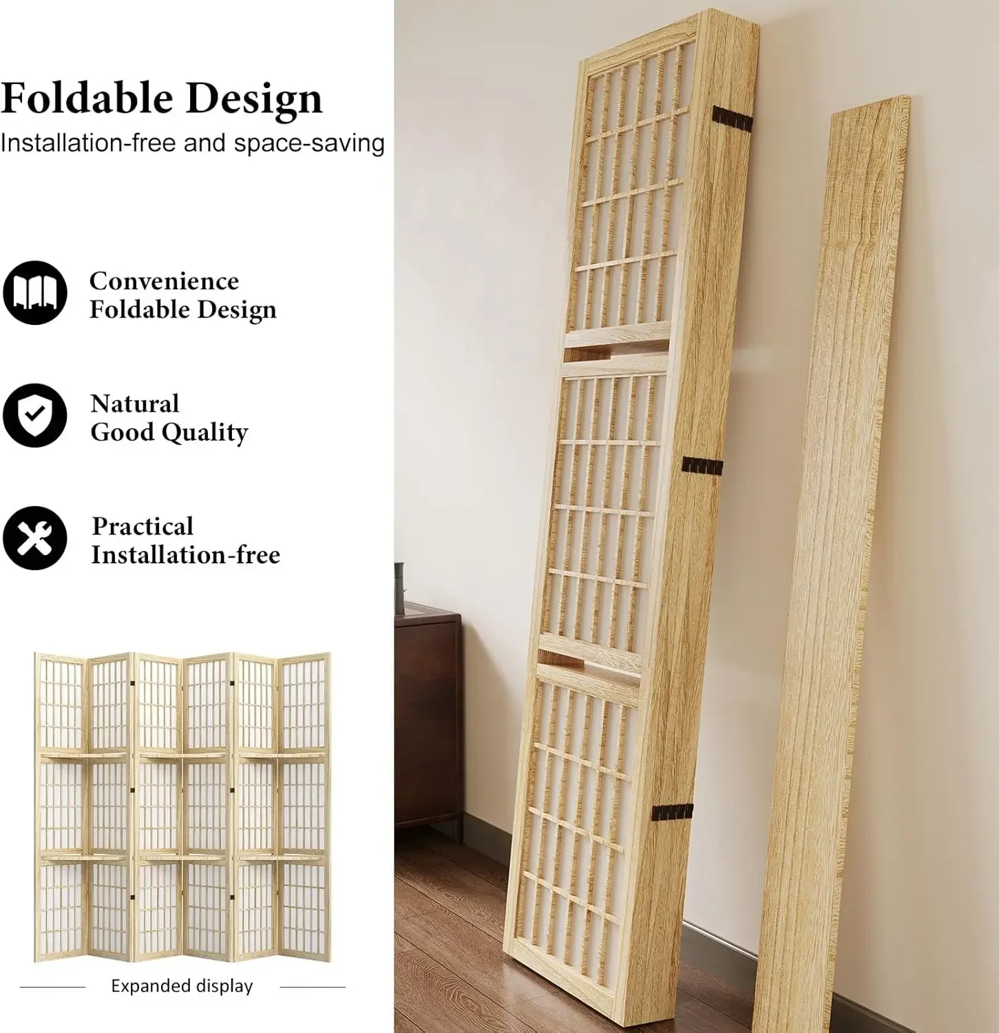 Складная перегородка для комна – обзор и цена Shoji Screen Divider