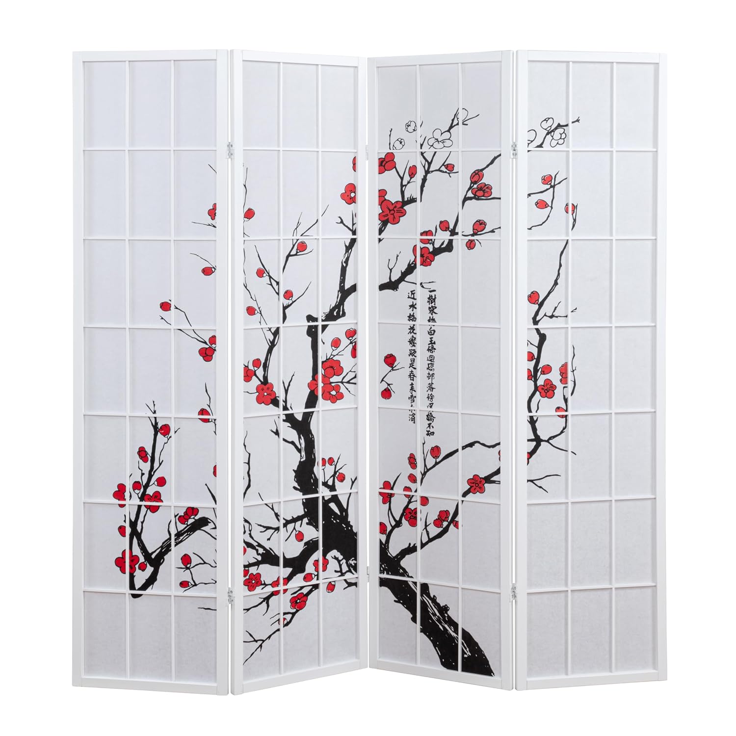 Складная японская ширма-перего – обзор и цена Shoji Screen Divider
