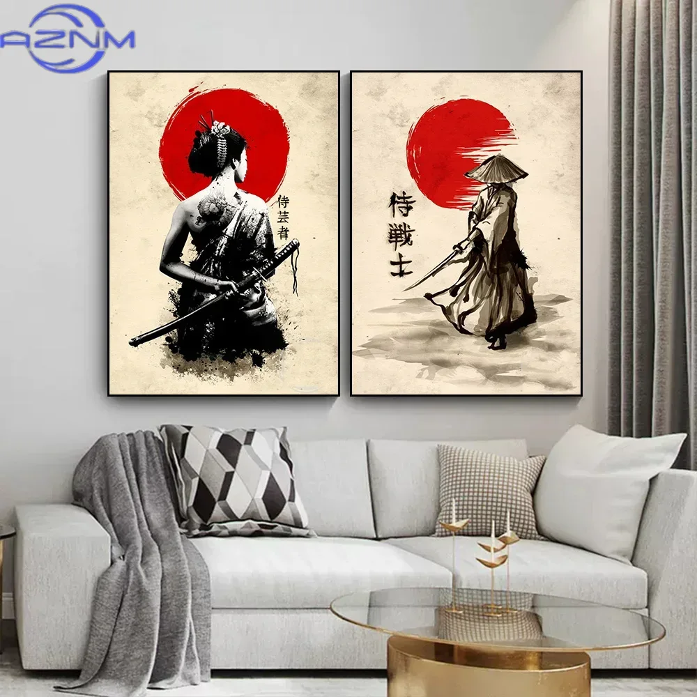 Картина на холсте AZNM, настен – обзор и цена Japanese Lifestyle In Japanese