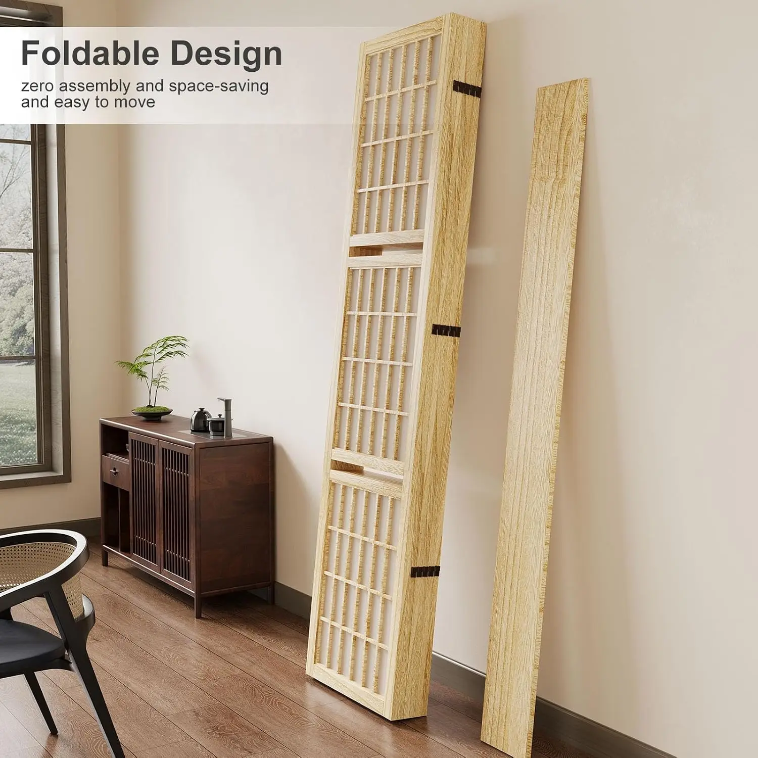 Перегородка для комнаты с полк – обзор и цена Shoji Screen Divider
